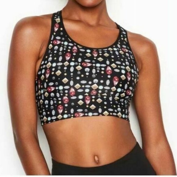 NWT Victoria Secret  Sparkle Shine Sports Bra M - Picture 3 of 3